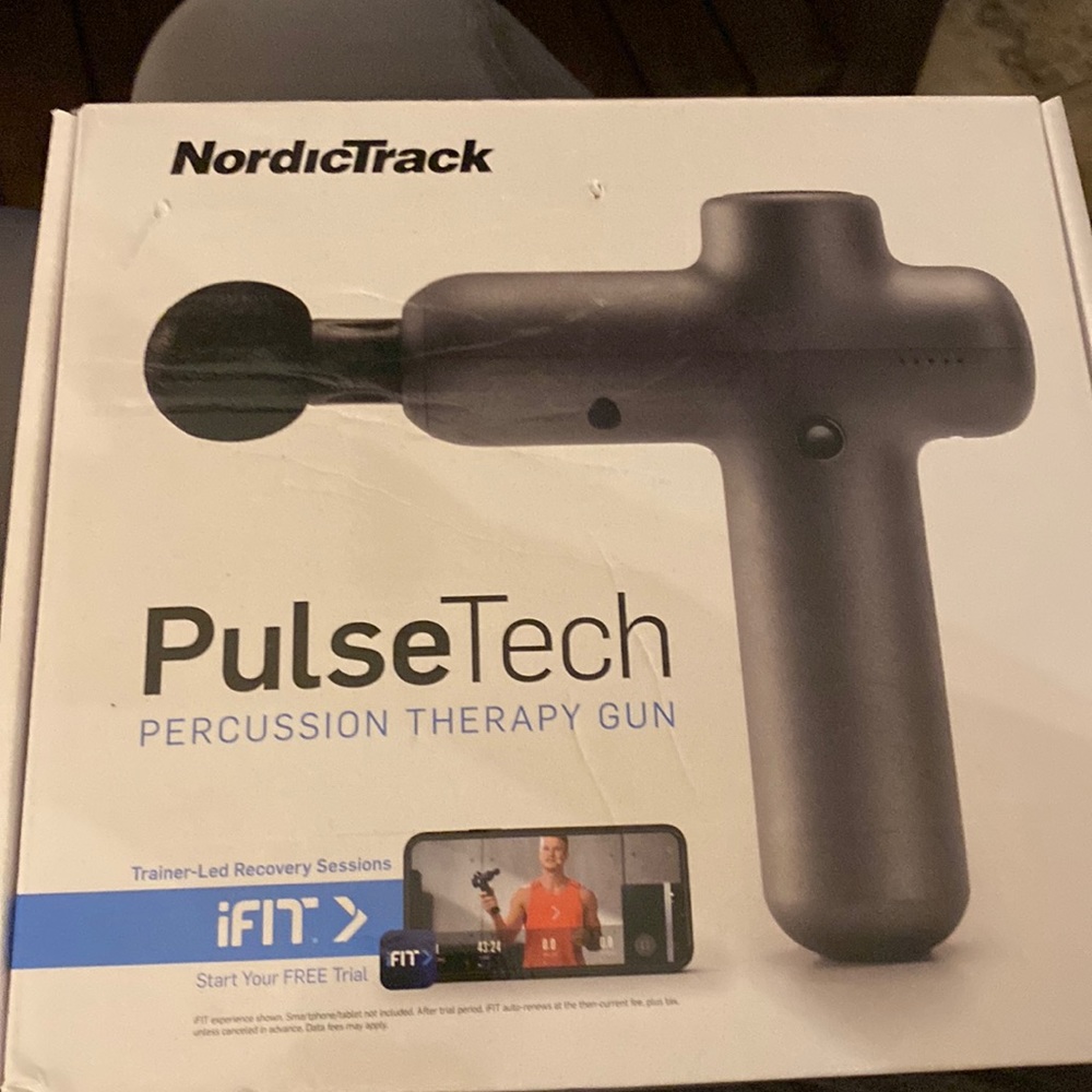 Never been opened NordicTrack PulseTech Percussion Therapy Gun